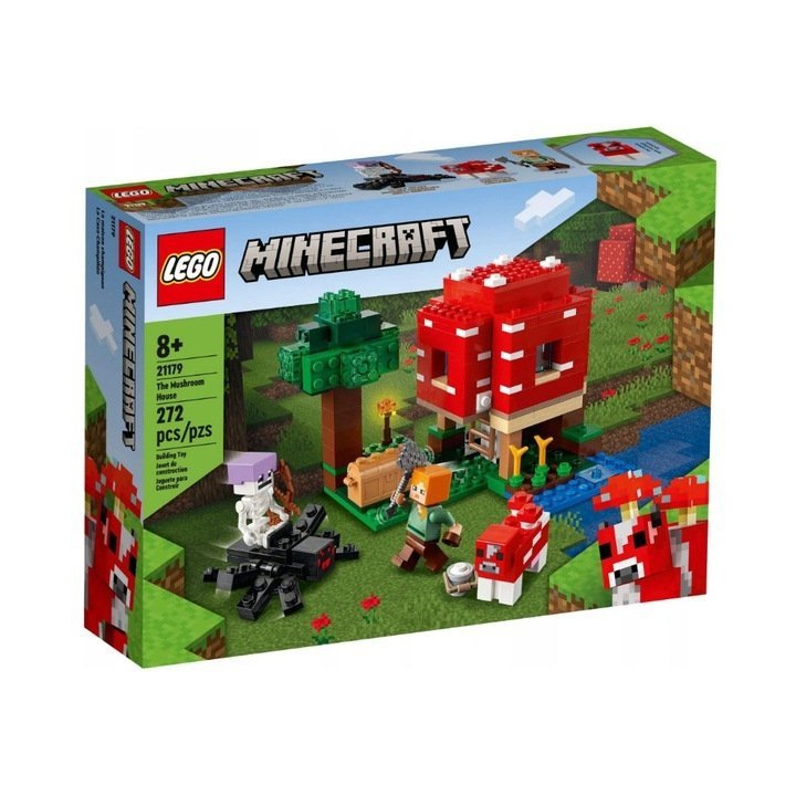 LEGO-Minecraft-dom-w-grzybie 