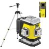 Nivel System CL3B Niebieski multi-laser krzyżowy (3 x 360°), Bluetooth + Statyw SJJM1EX + czujnik CLS4