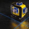 Nivel System CL4D-P Fioletowy multi-laser krzyżowy (4 x 360°), Bluetooth + Tyczka LP36