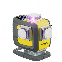 Nivel System CL4D-P Fioletowy multi-laser krzyżowy (4 x 360°), Bluetooth