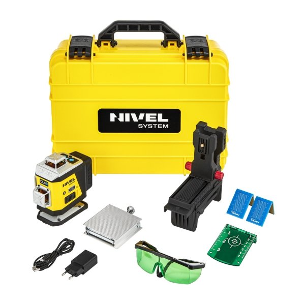 Nivel System CL4B Niebieski multi-laser krzyżowy (4 x 360°), Bluetooth