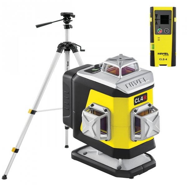 Nivel System CL4R Czerwony multi-laser krzyżowy (4 x 360°), Bluetooth + SJJM1EX + RD800