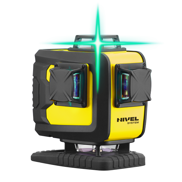 Nivel System CL4D-G Zielony multi-laser krzyżowy (4 x 360°), Bluetooth + Statyw SJJM1EX + Czujnik CLS4