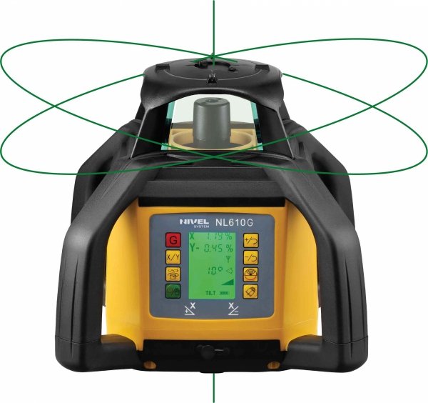 Nivel System NL610G Digital znakomity dwuspadkowy niwelator laserowy.