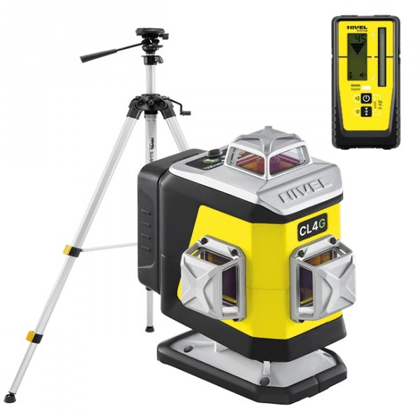 Nivel System CL4G Zielony multi-laser krzyżowy (4 x 360°), Bluetooth + Statyw SJJM1EX + RD800