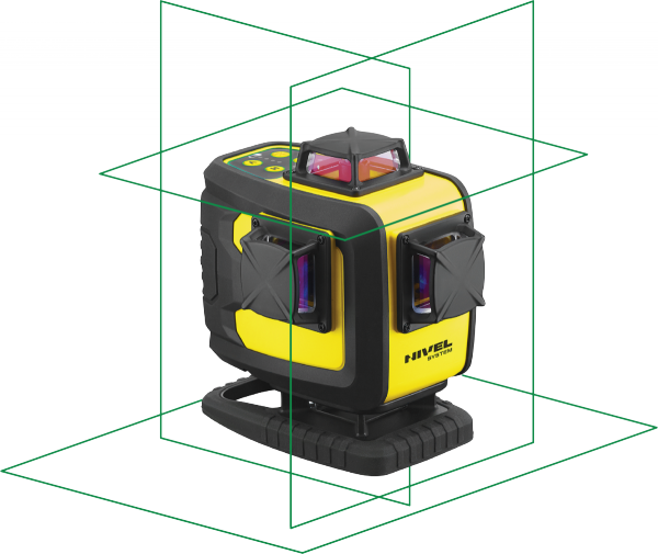 Nivel System CL4D-G Zielony multi-laser krzyżowy (4 x 360°), Bluetooth + Statyw SJJM1EX + Czujnik RD800 + Łata LS-24