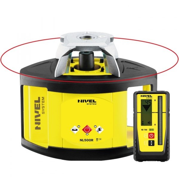 NIVEL SYSTEM NL500 DIGITAL NIWELATOR LASEROWY ROTACYJNY ZESTAW STATYW ŁATA