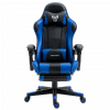 Fotel gamingowy GHOST 17 niebieski z podnóżkiem