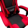 Fotel Gamingowy GHOST 15 Red z podnóżkiem ekspozycja