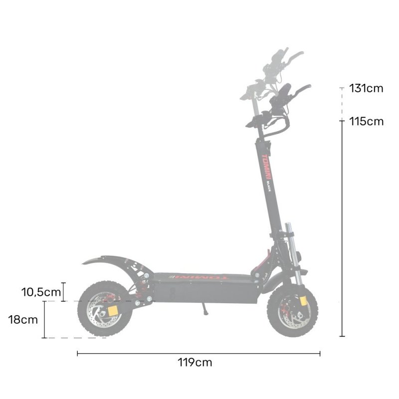 Hulajnoga Elektryczna TOMINI H10 PRO/X NFC 2000W
