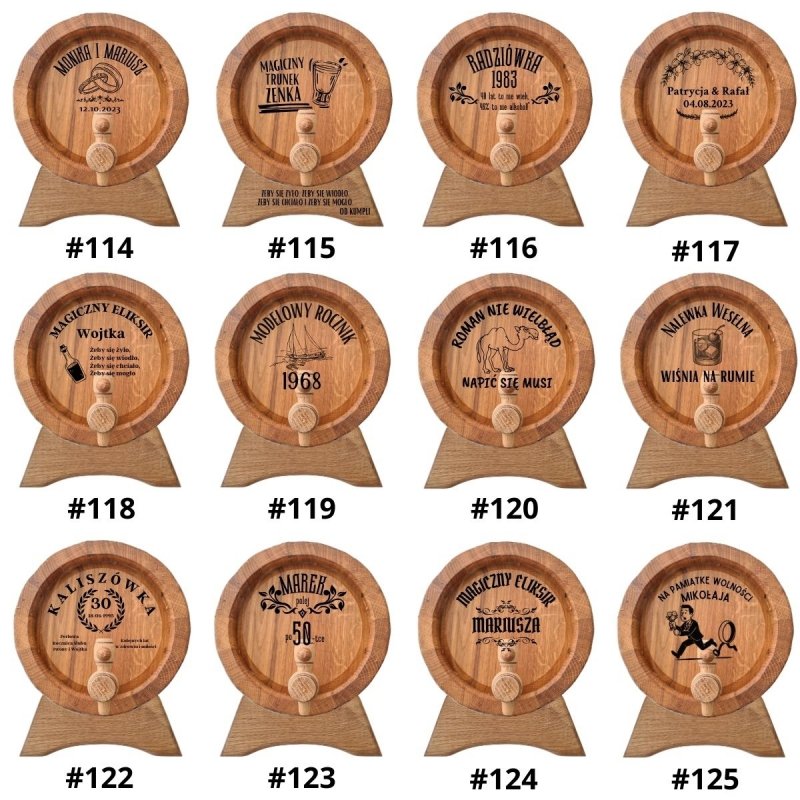 Beczka drewniana dębowa 50 L