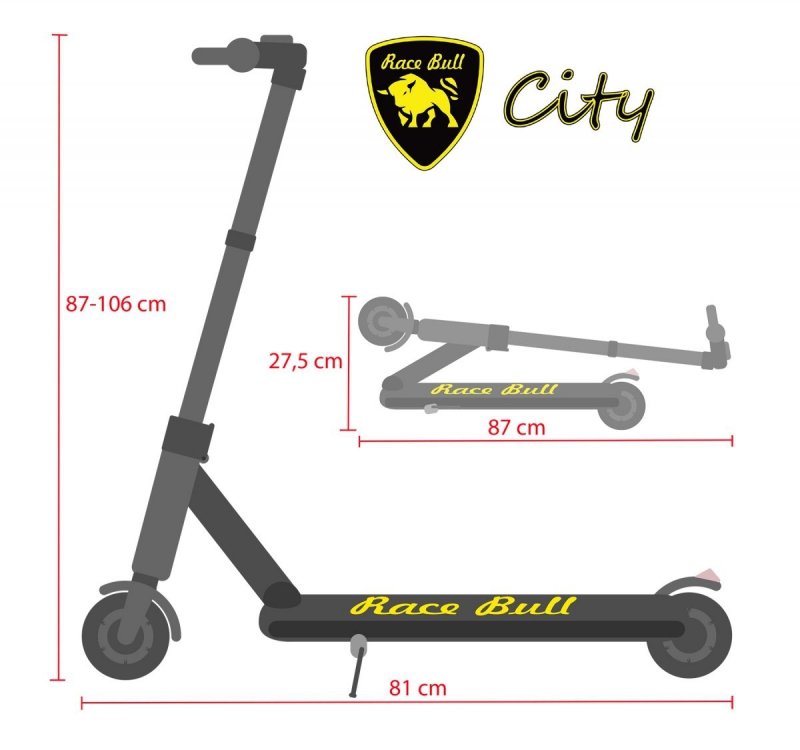 Race Bull City kolor czarny - recertyfikowana