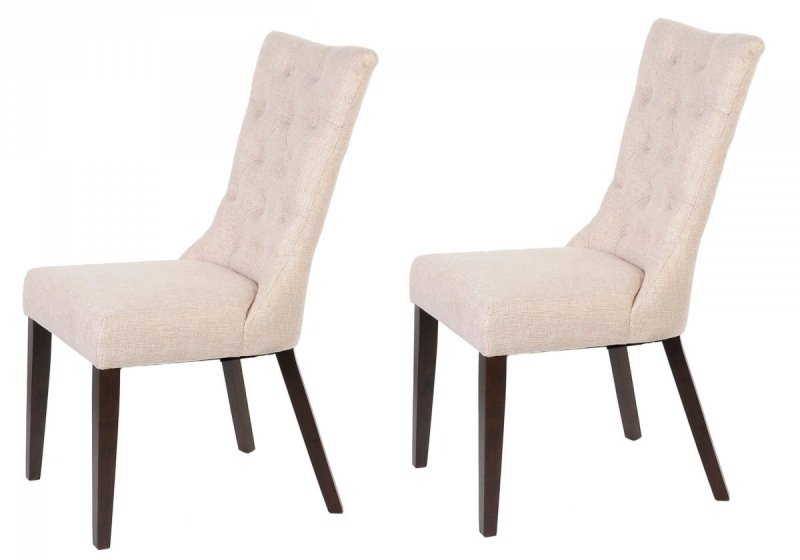 Dwa krzesła ANABELLE kolor beżowy
