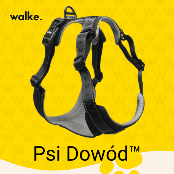 WalkeDog Szelki guard &quot;Alius&quot; dla psa z PSIM DOWODEM™ Rozmiar S