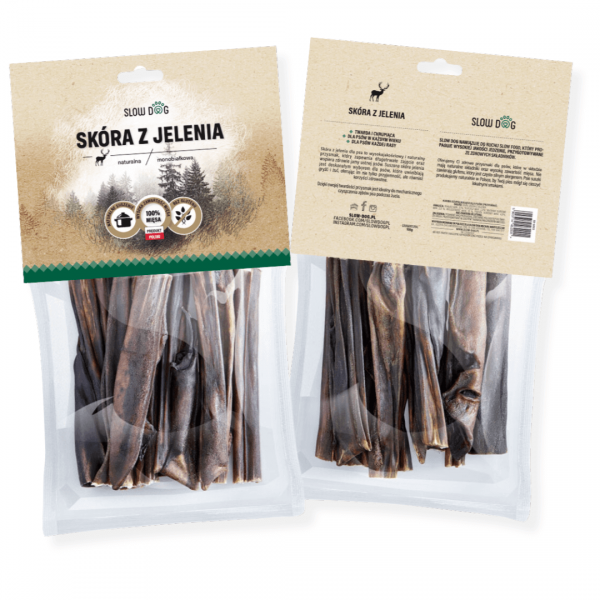 SLOW DOG Skóra z jelenia 100g