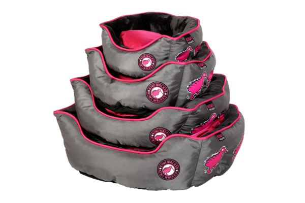 Kiwi Walker OVAL PET BED różowo-szary rozmiar XL