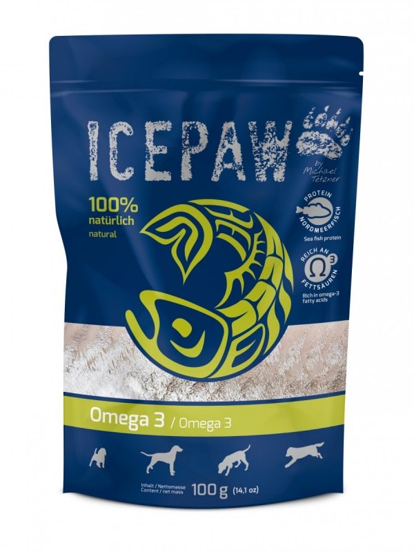 ICEPAW High Premium Omega 3 – makrela i śledź 100g