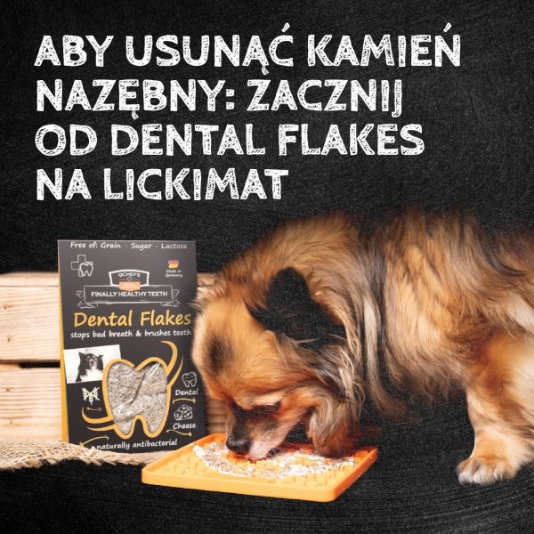 QCHEFS 2w1 Dental Charcoal  Przysmaki dentystyczne dla psa