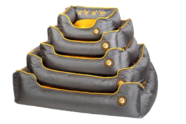 Kiwi Walker SOFA BED pomarańczowo-szara rozmiar M