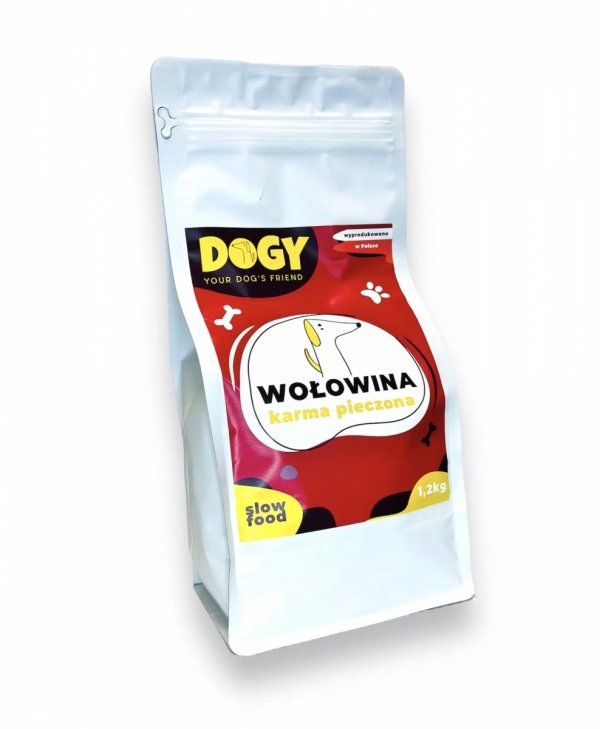 DOGY Karma pieczona z Wołowiny 1,2kg
