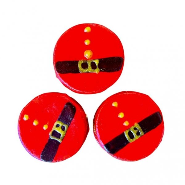 Cooka’s Cookies SANTA'S BELLY MACARONS Ciasteczka Świąteczne dla psa 3 szt.