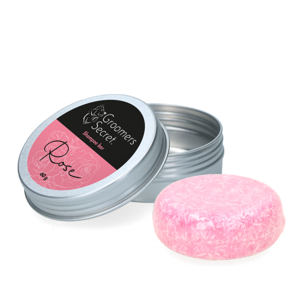 GROOMERS SECRET szampon w kostce RÓŻA 80 kąpieli