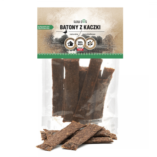 SLOW DOG Batony z kaczki 100g