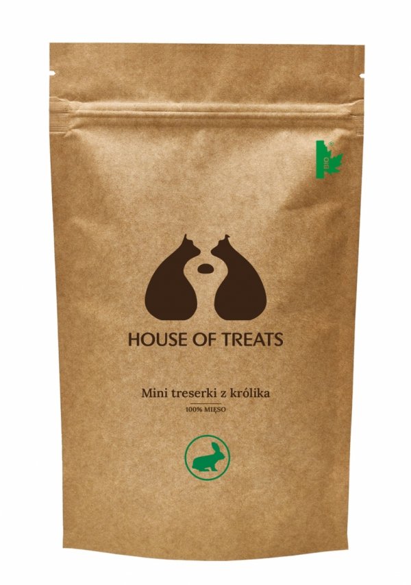House of Treats Mini treserki królik  (100% mięso) 60g