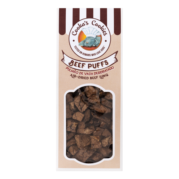 Cooka’s Cookies BEEF PUFFS Przysmaki z płuc wołowych 80g