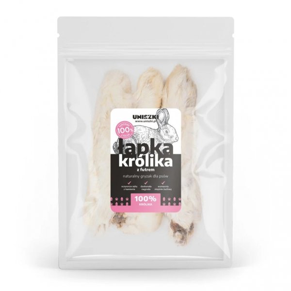 UNISZKI Łapka królika z futrem 100g