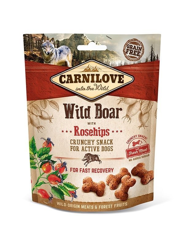 CARNILOVE Snack Crunch Wild Boar &amp; Rosehips 200g