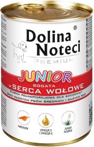 Dolina Noteci 0403 Junior serca wołowe 400g
