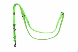 Pet Nova 3752 Smycz nylon regul ADJUST zielony L