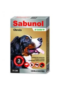 Sabunol 1803 Obroża odblaskowa dla psa 75cm