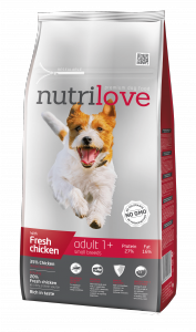 Nutrilove Dog 11475 Adult S 8kg kurczak