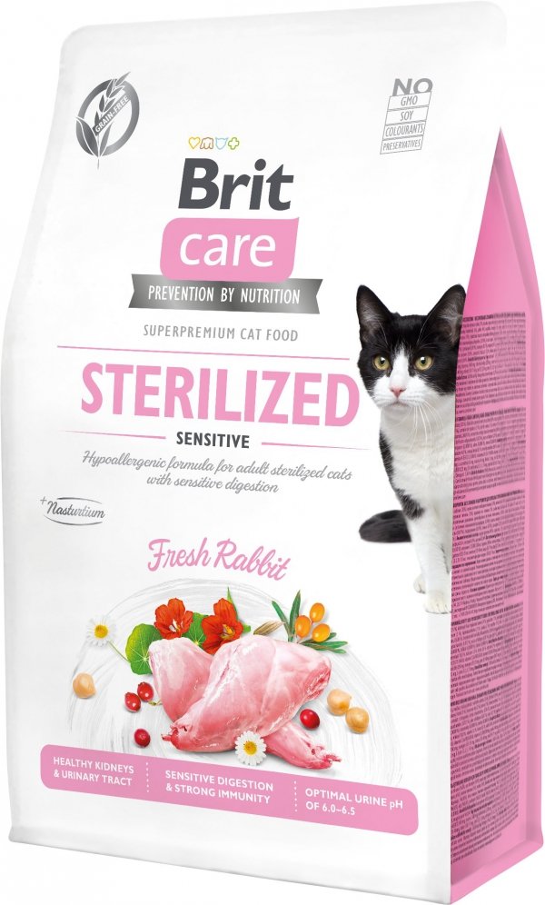 Brit Care Cat Grain Free Sterilized Sensitive 2kg
