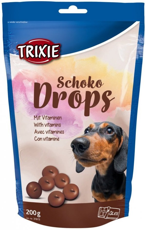 Trixie 31613 Dropsy czekoladowe 200g saszetka
