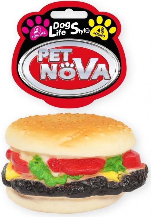 Pet Nova 1496 Hamburger z posypką,serem i sos 9cm