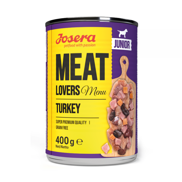 JOSERA 8622 Meatlovers Junior Menu Turkey 400g