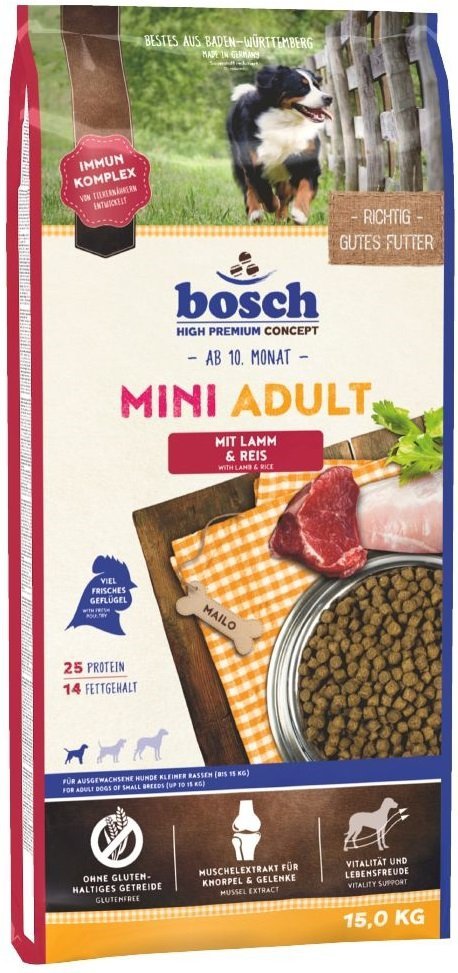 Bosch 06150 Adult Mini Lamb &amp; Rice 15kg