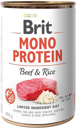 Brit Care Mono Protein 5345 Beef &amp; Rice 400g