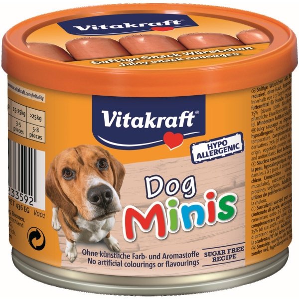 Vitakraft 3592 Dog Minis kiełbaski dla psa 120g