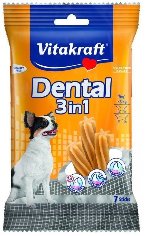 Vitakraft 9143 Dog Dental 3w1   XS 70g