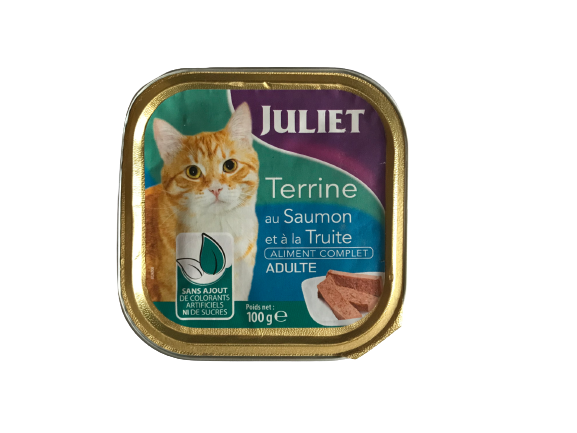 Juliet 0460 szalka 100g dla kota z łososiem