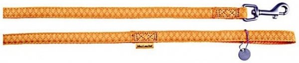 Zolux 522010JA Smycz Mac Leather 10mm/1,2m żólty
