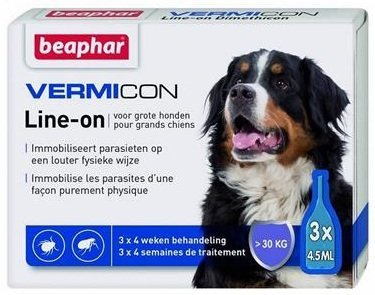 Beaphar 11903 Vermicon Ektopasożyty Dog M 3x3ml