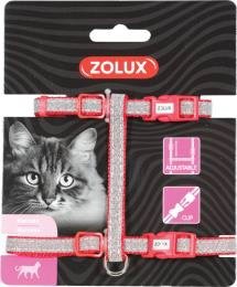 Zolux 520024RGE Szelki regul kot SHINY czerwony