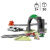 Zestaw Prezent LEGO Duplo 10425 Tunel Kolejowy Tory Zwrotnice 2+ Torba