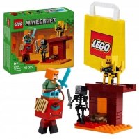 Zestaw Prezent LEGO Minecraft 21266 Bitwa w Netherze 99 Klocki 6+ Torba 