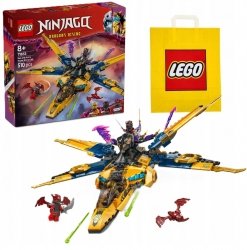 Zestaw Prezent LEGO Ninjago 71833 Ras Arin Samolot Super Burzowy 8+ Torba
